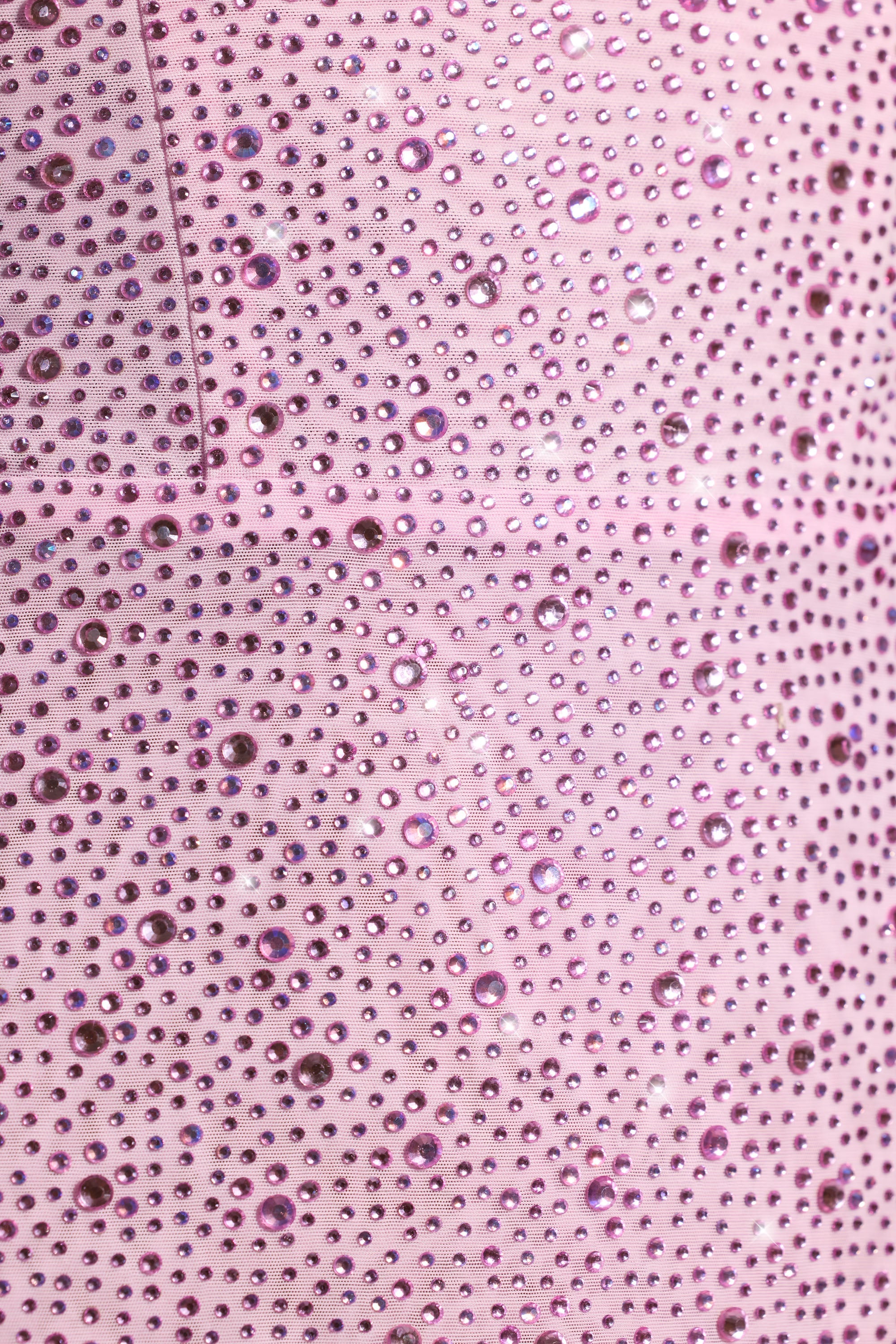 Embellished Strapless Corset Mini Dress in Peony Pink