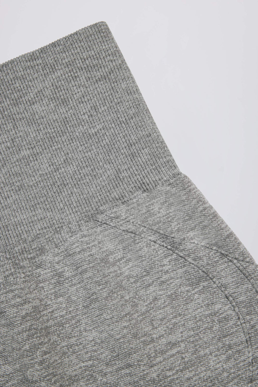 Super Sculpt Seamless Mini Shorts in Grey Marl