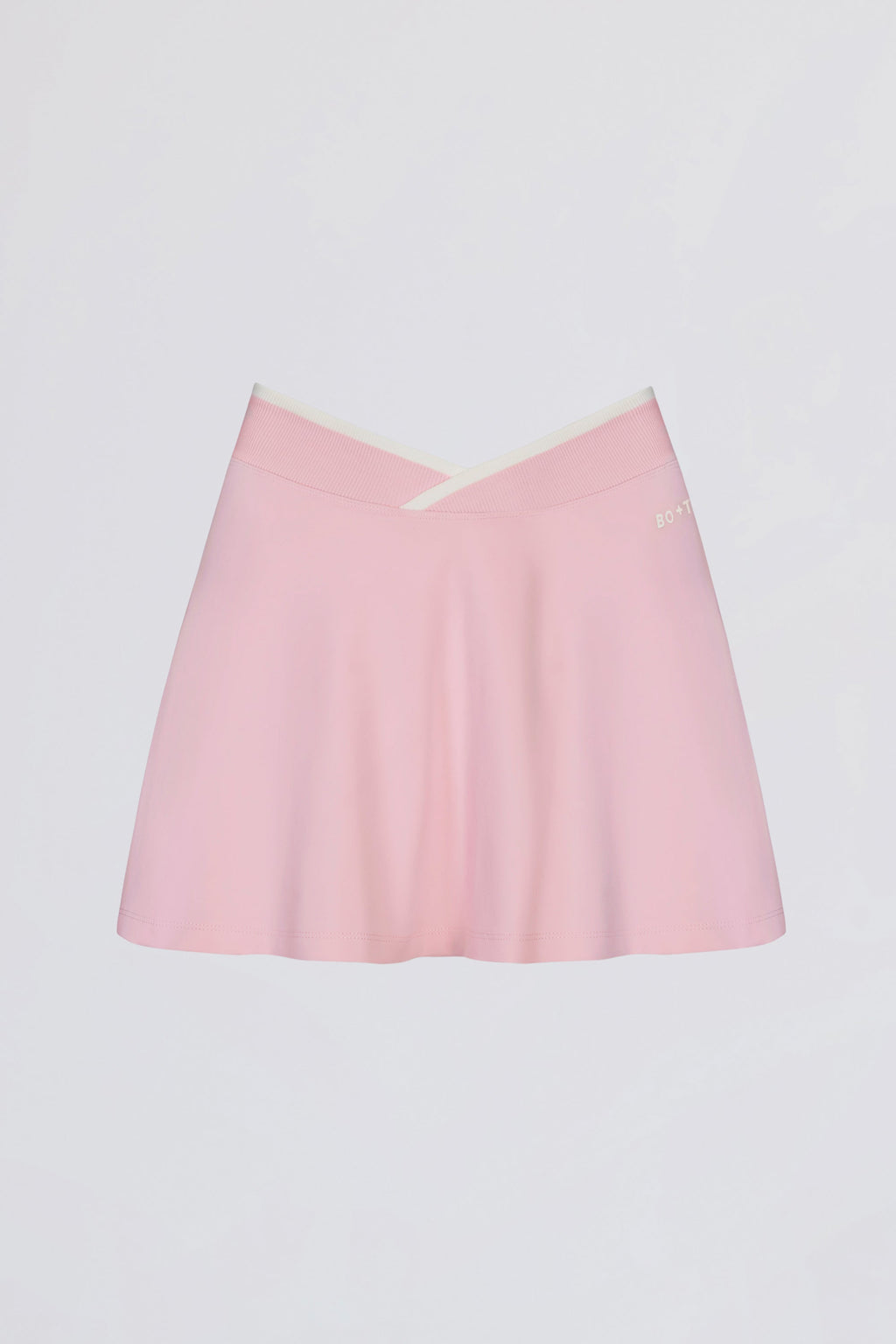 Soft Active Crossover Mini Skort in Powder Pink