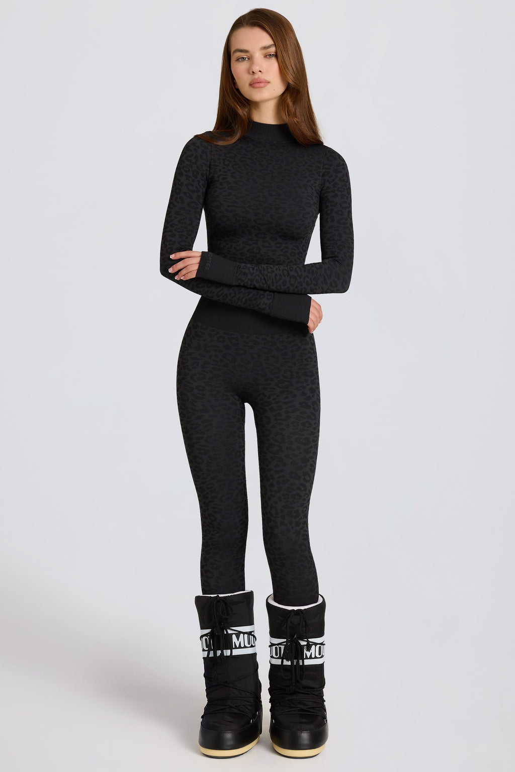 Thermal Base-Layer Leggings in Black