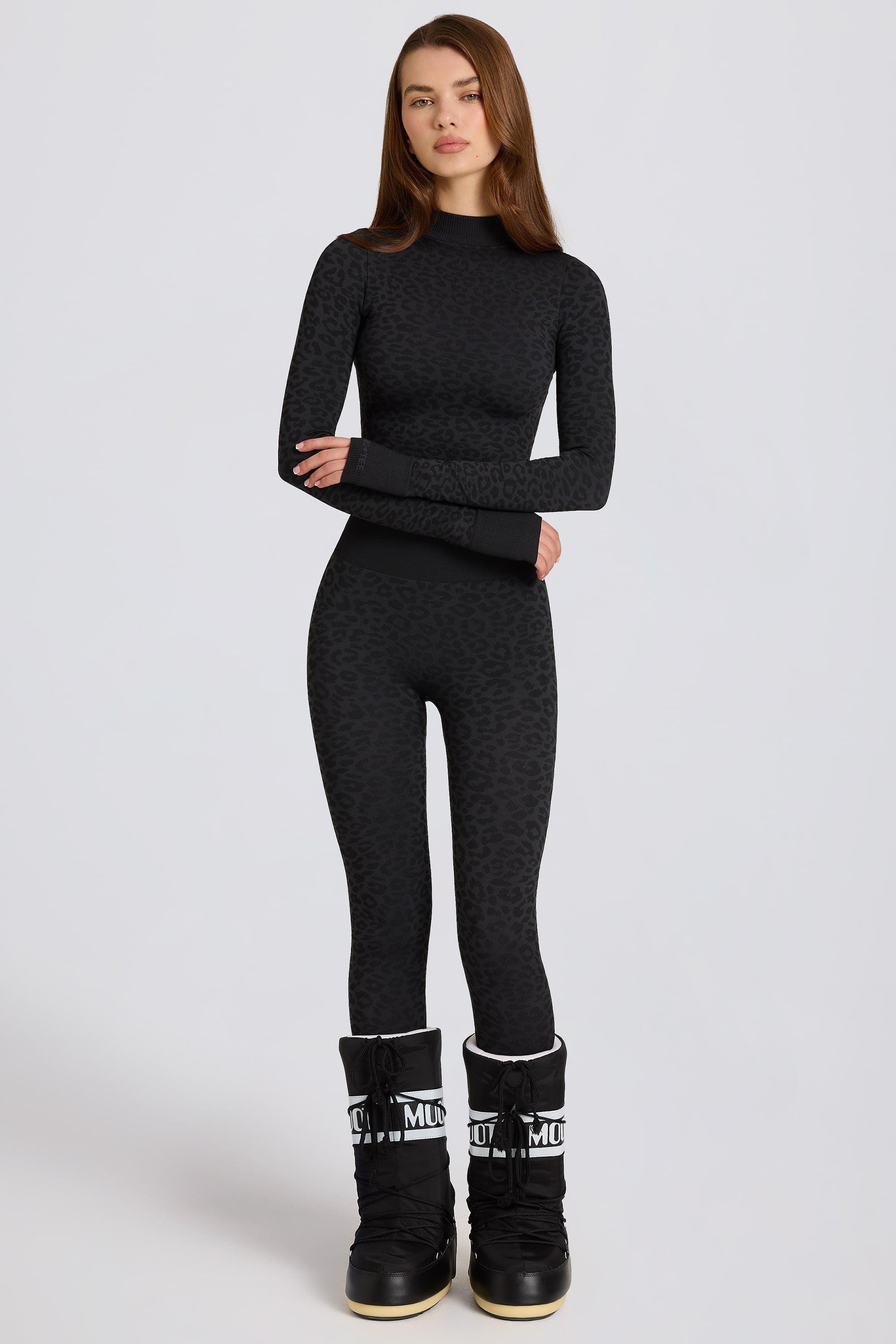 Thermal Base-Layer Leggings in Black