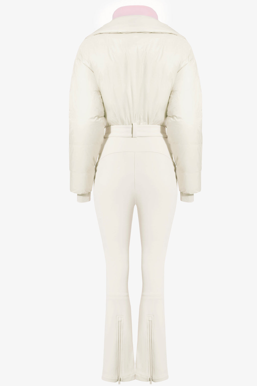 Waterproof Belted Layered Ski Suit in Ice