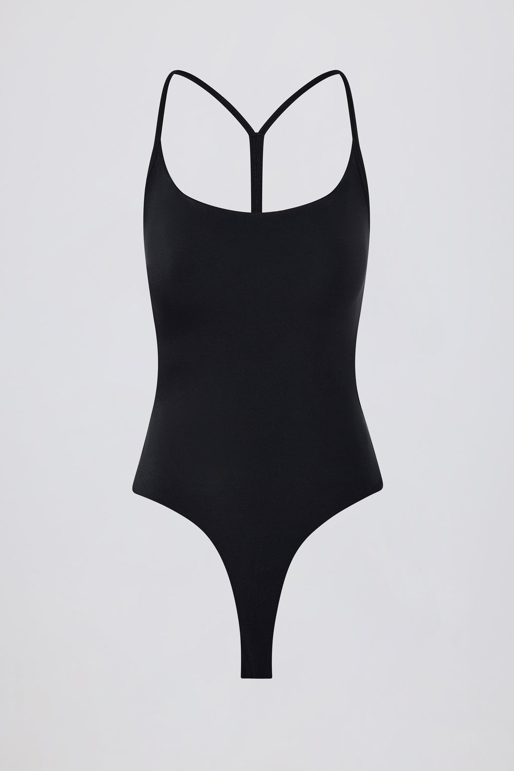 Cut-Out Bodysuit in Black