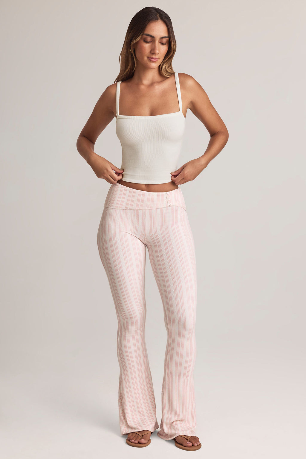 Modal Square-Neck Camisole Top in White