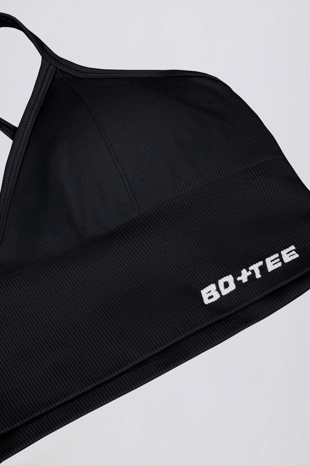 Define Luxe V-Neck Sports Bra in Black