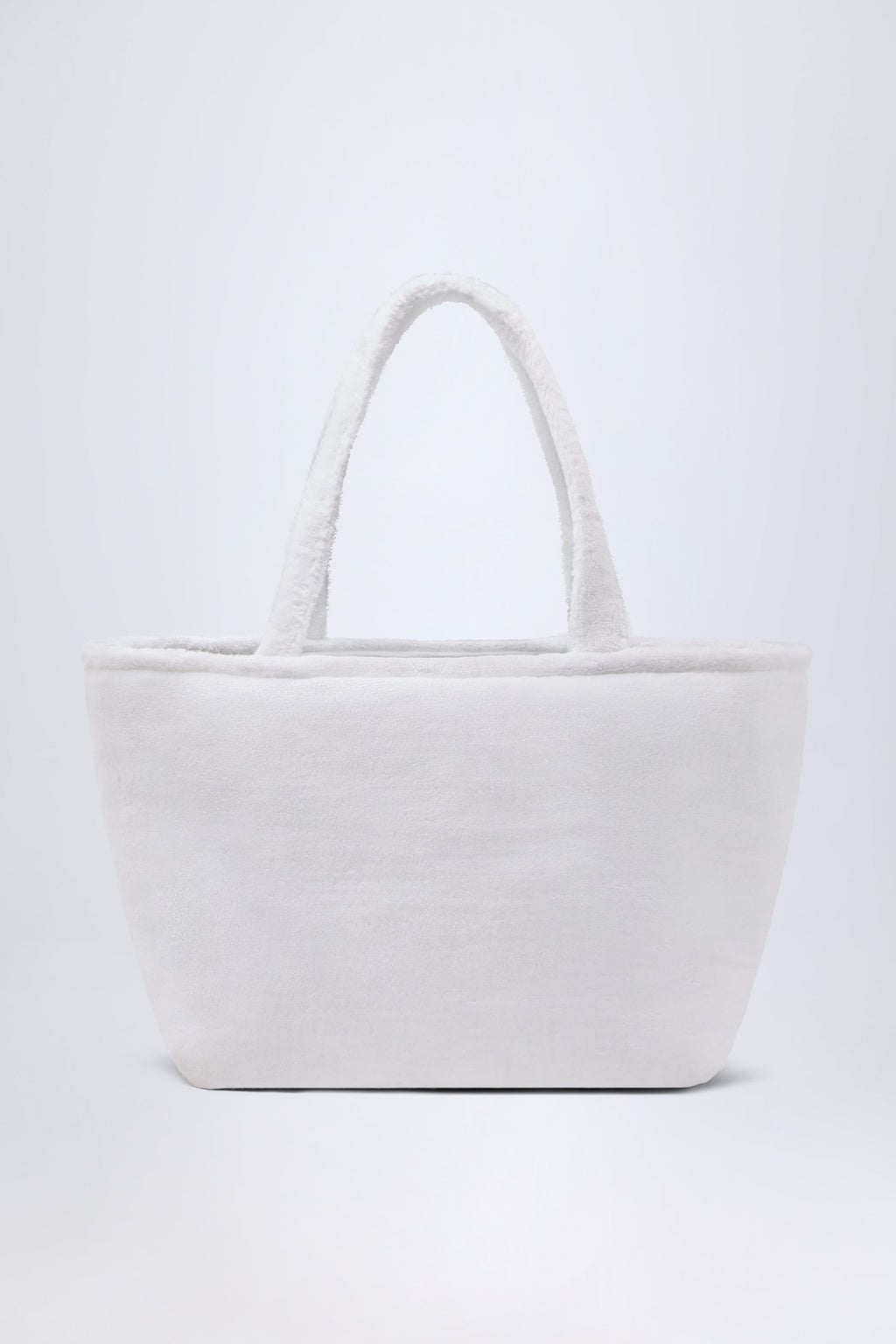 Towelling Tote Bag in White